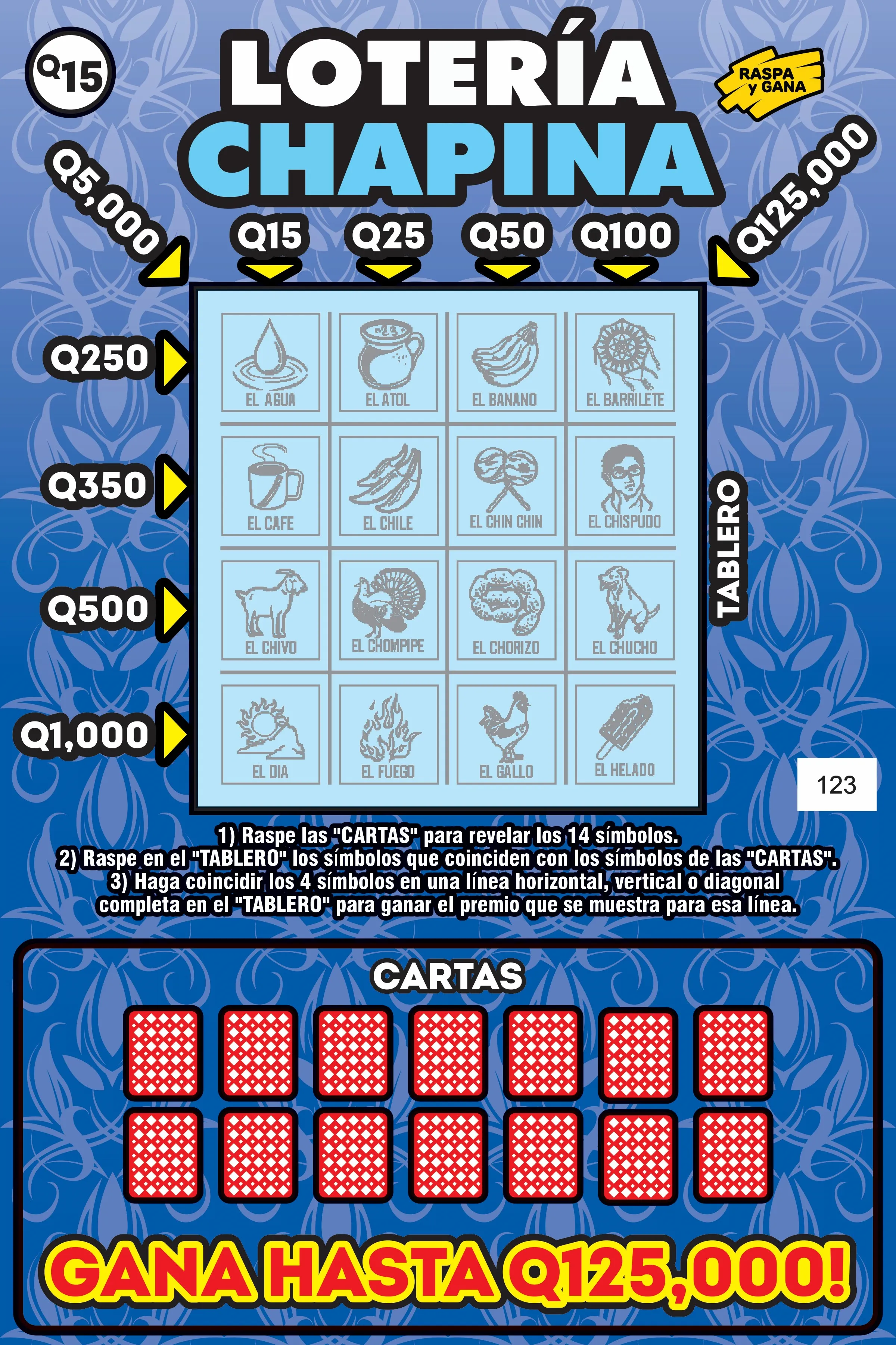 Boleto Loteria Chapina